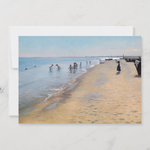 Invitación Peder Severin Kroyer - Día de verano en la playa d