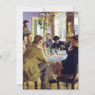 Invitación Peder Severin Kroyer - Hora del almuerzo