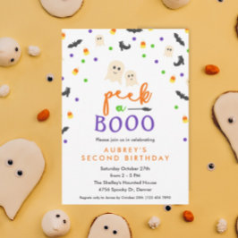 Invitación Peek a un Fiesta de cumpleaños aburrido