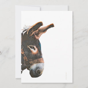 Invitación Peek de Sneak - Burro