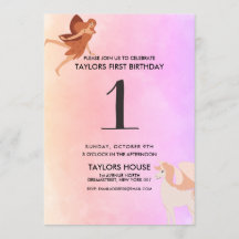 Pegasus Unicornio Fiesta de primer cumpleaños