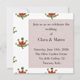 Invitación Pegatina