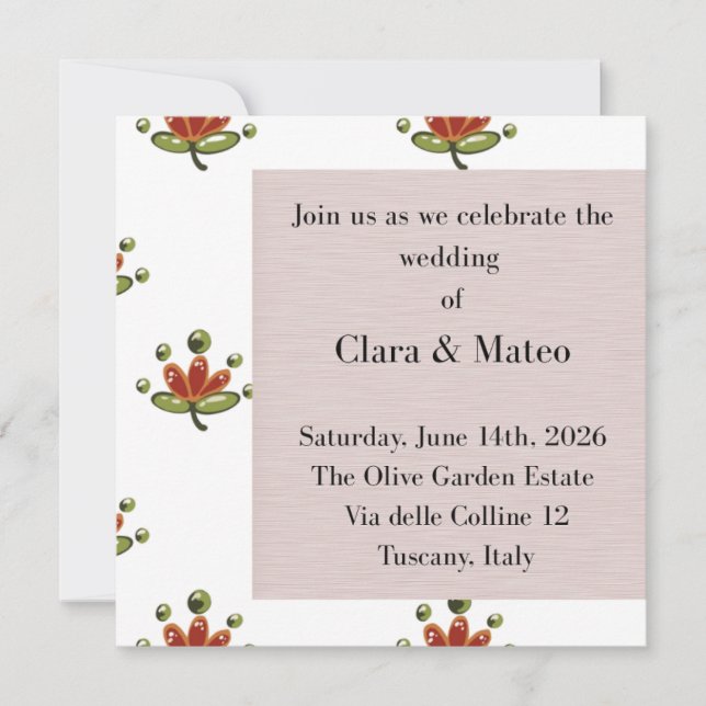 Invitación Pegatina (Anverso)