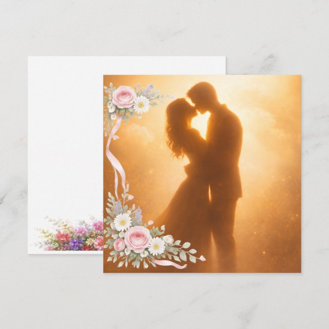 Invitación Pegatina (Anverso / Reverso)