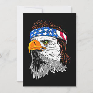 Invitación Peinado Águila Calva USA