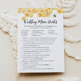 Invitación Película Boda de abejas de CALLA cita juego de duc