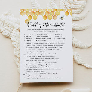 Invitación Película Boda de abejas de CALLA cita juego de duc