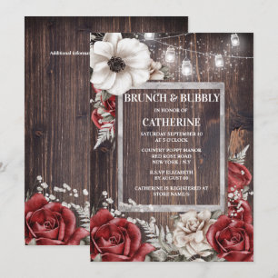 Invitación Película de cuerdas rusas iluminada con moda de fl
