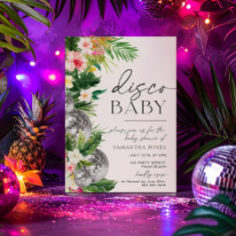 Invitación Película disco tropical Ball deja Baby Shower