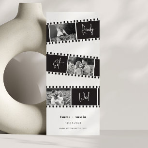 Invitación Película fotográfica Wed Set Listo Guardar la fech