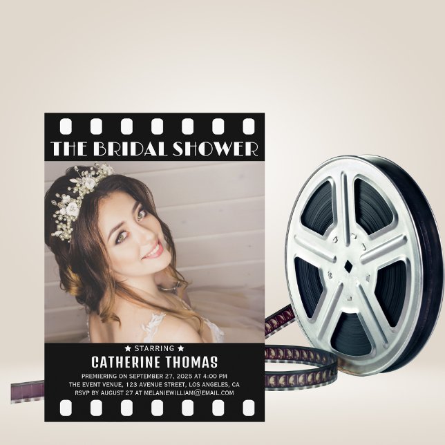 Invitación Película Poster Reel Exclusivo Bridal Shower (Subido por el creador)
