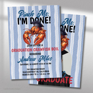 Invitación Pellízcame, terminé Fiesta de Graduación de Langos