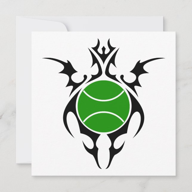 Invitación pelota de tenis (Anverso)