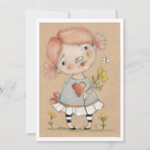 Invitación Pensador: Notecard/Print con capacidad para encuad