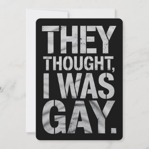 Invitación Pensaron Que Era Un Aliado Gay Del Orgullo LGBTQ