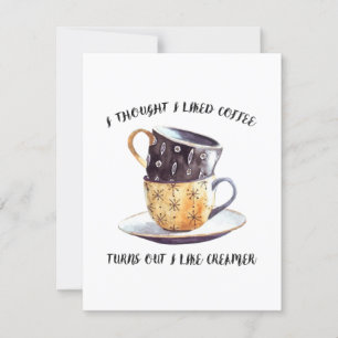 Invitación Pensé Que Me Gustaba El Café