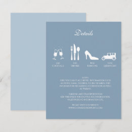 Invitación Peonías Blancas con DETALLES Bebé Azul