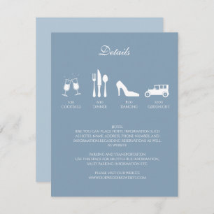 Invitación Peonies blancos con DETALLES azules del bebé