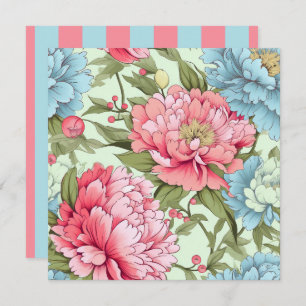 Invitación Peonies de Taiwán