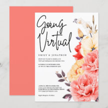 Peonies Magnolia Watercolor convirtiéndose en boda