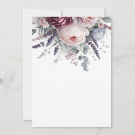 Invitación Peonies y Lavender