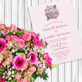 Invitación Peony Bouquet Boda