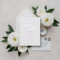 Peony Formal Moderno Clásico Elegante Boda de Marf