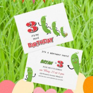 Invitación Pepinos verdes