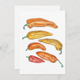 Invitación Peppers dulces