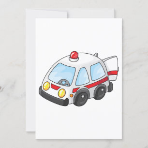 Invitación Pequeña Ambulancia