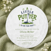 Pequeña Bola de Golf para Baby Shower Putter Baby