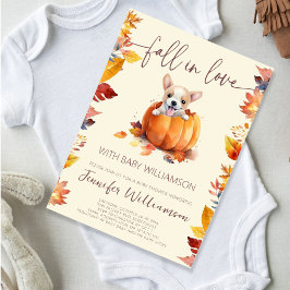 Invitación Pequeña calabaza de cariño Baby Shower