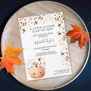 Invitación Pequeña calabaza en el camino hacia la caída de Ba