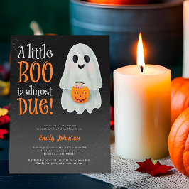 Invitación Pequeña calabaza fantasma Ducha de bebé Halloween