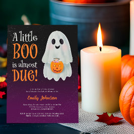 Invitación Pequeña calabaza fantasma Ducha de bebé Halloween
