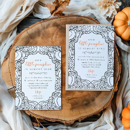 Invitación Pequeña calabaza otoño otoño otoño otoño halloween