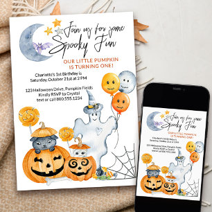 Invitación Pequeña Calabaza que se convierte en un divertido 