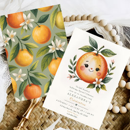 Invitación Pequeña Celebración de Cúrcuma Citrus