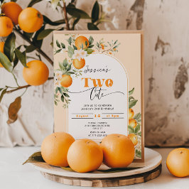 Invitación Pequeña corbata Dos lindo fiesta de cumpleaños