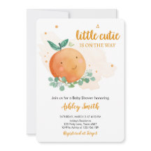 Pequeña Cutie Baby Shower Green Gender Neutral I
