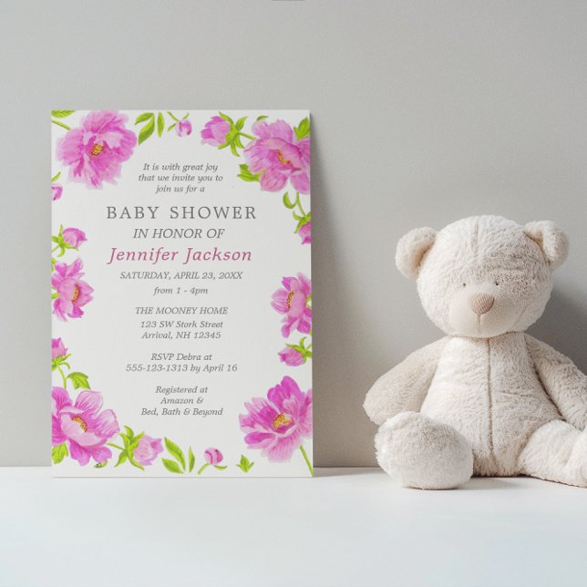 Invitación pequeña de Baby Shower de los peones ro (Subido por el creador)