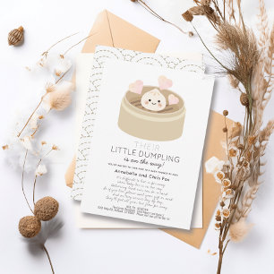 Invitación Pequeña descarga de Baby Shower por correo