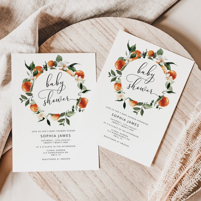 Invitación Pequeña ducha de bebé (Subido por el creador)
