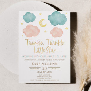 Invitación Pequeña Estrella De Twinkle Cómo Nos Preguntamos P