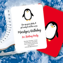 Pequeña fiesta de cumpleaños de pingüino