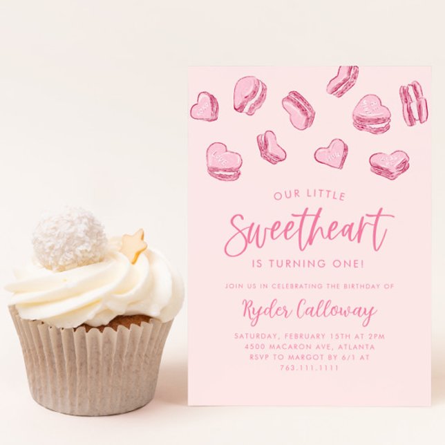 Invitación Pequeña fiesta de cumpleaños de San Valentín (Subido por el creador)