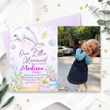 Pequeña Fiesta de Cumpleaños De Sirena Bajo El Fie