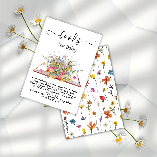 Invitación Pequeña flor silvestre Grandes libros para bebés (Subido por el creador)