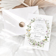 Pequeña flor silvestre morada Flor bebé niña ducha