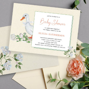 Invitación Pequeña granja de cosecha rústica con ducha de beb